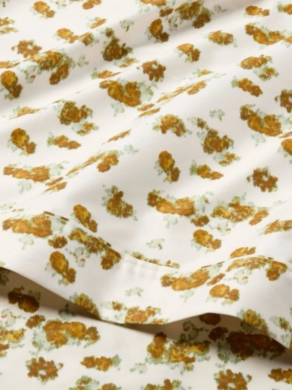 King 400 Thread Count Performance Sheet Set Gold Blurred Floral - Threshold